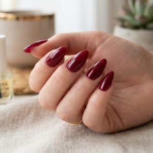 Gel Nail Extension with Gel Polish